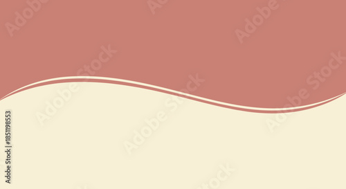 Elegant Wavy Line Abstract Background in Warm Tones.