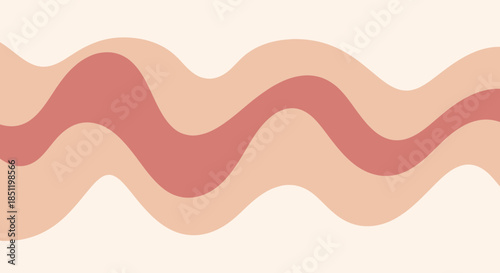 Abstract wavy lines background in warm earthy tones.