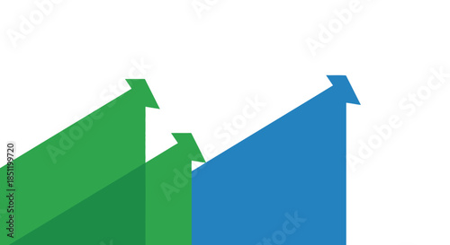 Upward Arrows Representing Growth and Progress.