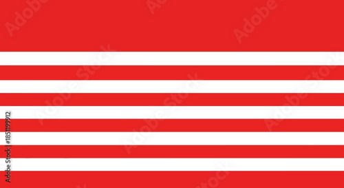 Abstract red and white striped pattern background.