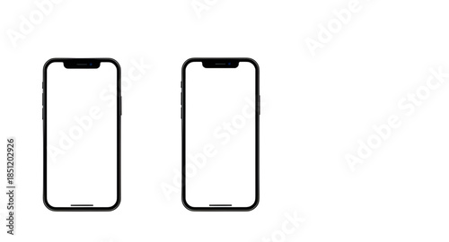 smartphone phone mockup with white blank screen vector image, smartphone mockup illustration vector, mobile phone blank screen mockup, phone template vector image, clean smartphone screen illustration