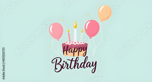 cute pastel birthday card with cake, kawaii cake greeting card, adorable dessert illustration, pastel icing birthday pastry, soft colored birthday cake card, gentle cute birthday artwork, smiling cake