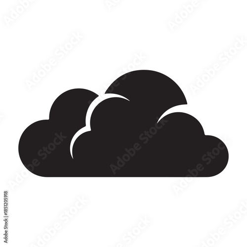 vector illustration of a cloud . vector eps 10