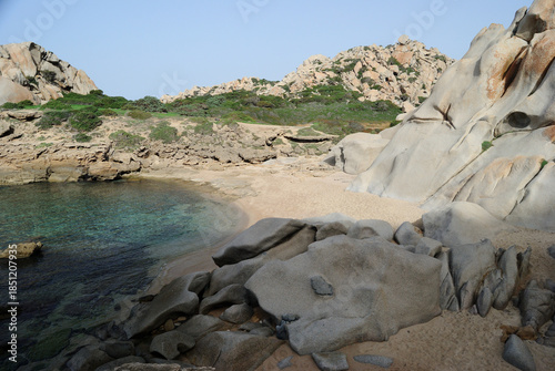 La spiaggia di Cala Grande a Capo Testa