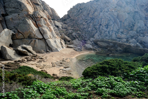 La spiaggia di Cala Grande a Capo Testa