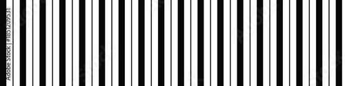 Minimalist Abstract Barcode & Stripe Pattern: Monochrome Digital Data Technology Background with Black & White Geometric Vertical Lines for Cybersecurity, Retail Coding & Modern Tech Design