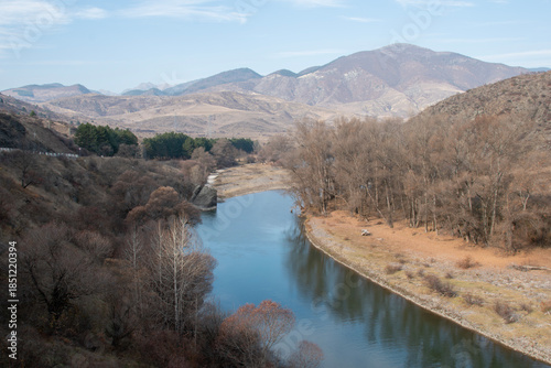Wallpaper Mural Mountain landscape and river in autumn Torontodigital.ca