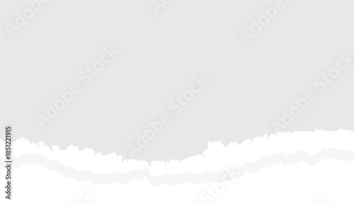 white ripped or torn paper isolated on transparent png background. vector illustration.