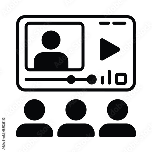 Video conference with multiple participants