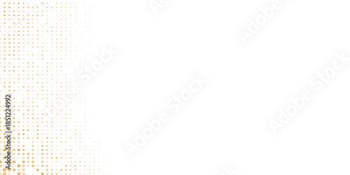 Gradient Random Glitter Frame. Art Confetti Card. Yellow Circle Party Pattern. Festive Dot Template. Gold Splash Design eps 10