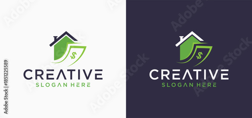 Home seller logo design concept, home buyer logo, residential home seller.