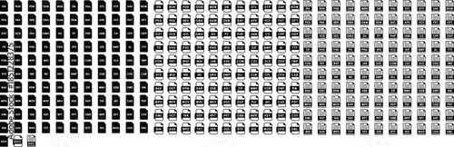 File format icons collection, document type extensions list