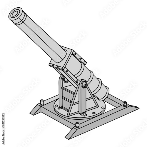 Missile launcher mechanism with tubes on hydraulic platform