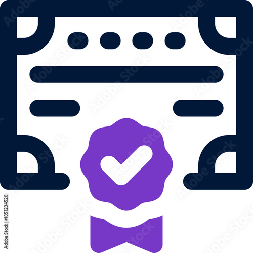 bond duotone icon. Sleek and modern vector icon for websites, mobile apps, marketing materials, and corporate design. Fully scalable and ready to use.