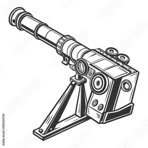 Compact launcher module prototype white background