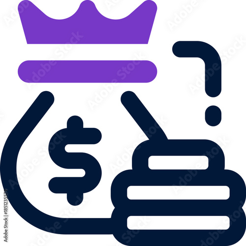 deposit duotone icon. Sleek and modern vector icon for websites, mobile apps, marketing materials, and corporate design. Fully scalable and ready to use.