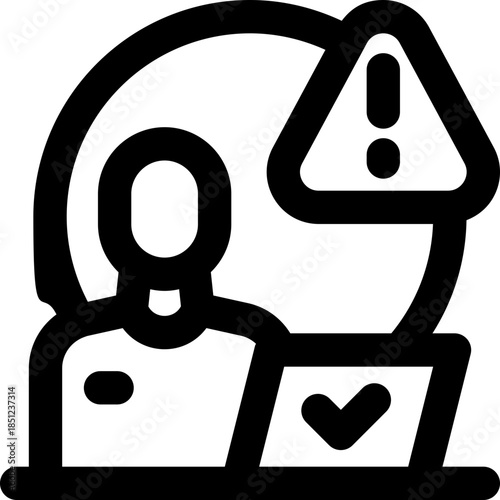 overtime line icon. Clean and minimalist vector icon for websites, mobile apps, presentations, and logos. Fully scalable and customizable for any project.