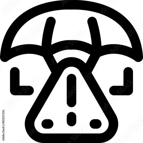 mitigation line icon. Clean and minimalist vector icon for websites, mobile apps, presentations, and logos. Fully scalable and customizable for any project.