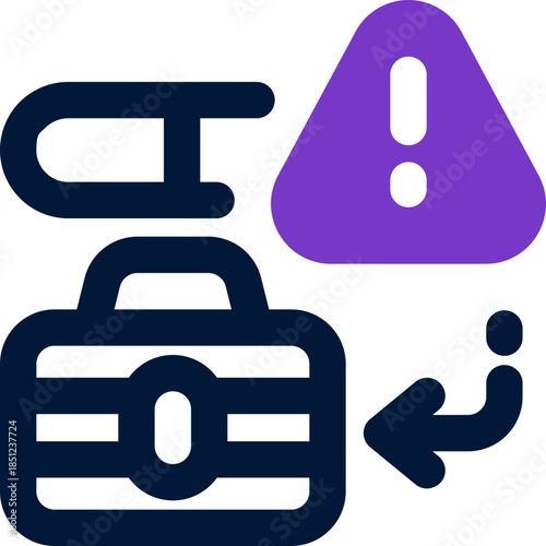 taking risk duotone icon. Sleek and modern vector icon for websites, mobile apps, marketing materials, and corporate design. Fully scalable and ready to use.