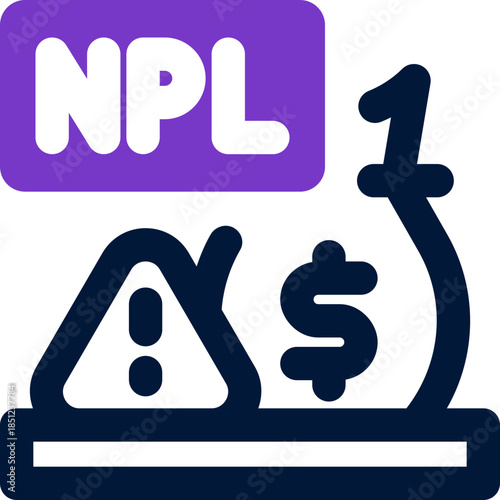 npl duotone icon. Sleek and modern vector icon for websites, mobile apps, marketing materials, and corporate design. Fully scalable and ready to use.
