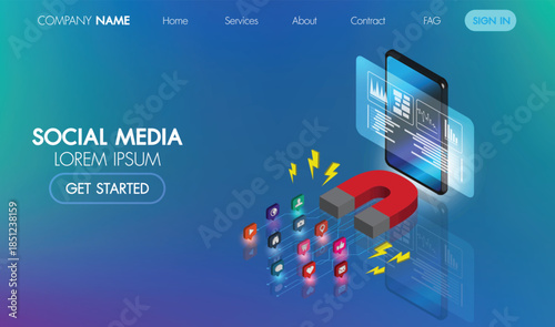 Social media marketing platform for business growth and engagement