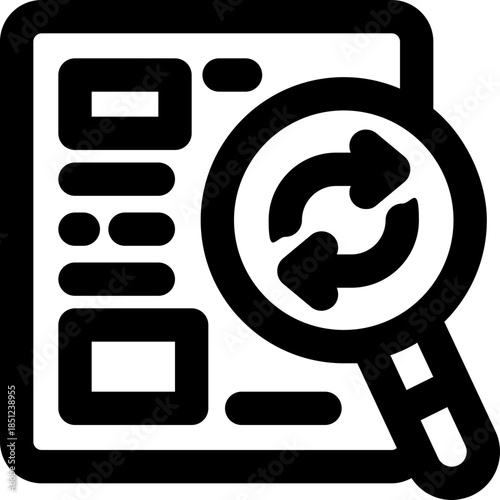 page proof line icon. Clean and minimalist vector icon for websites, mobile apps, presentations, and logos. Fully scalable and customizable for any project.