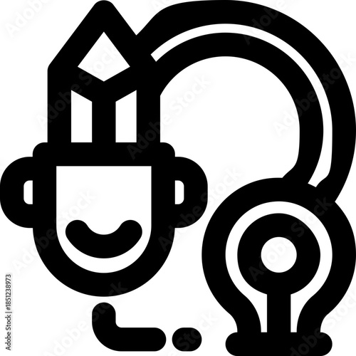 creativity line icon. Clean and minimalist vector icon for websites, mobile apps, presentations, and logos. Fully scalable and customizable for any project.