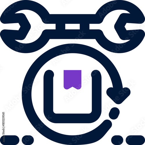 modification duotone icon. Sleek and modern vector icon for websites, mobile apps, marketing materials, and corporate design. Fully scalable and ready to use.