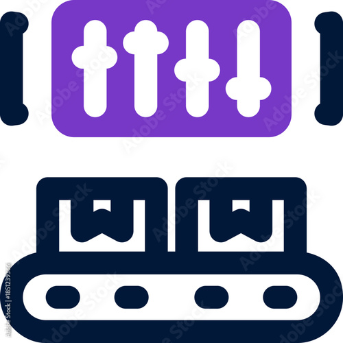 control duotone icon. Sleek and modern vector icon for websites, mobile apps, marketing materials, and corporate design. Fully scalable and ready to use.