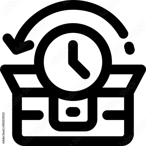 pre order line icon. Clean and minimalist vector icon for websites, mobile apps, presentations, and logos. Fully scalable and customizable for any project.