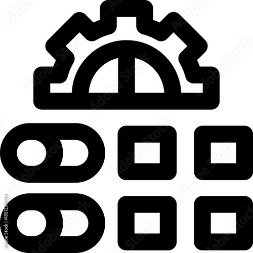 feature line icon. Clean and minimalist vector icon for websites, mobile apps, presentations, and logos. Fully scalable and customizable for any project.