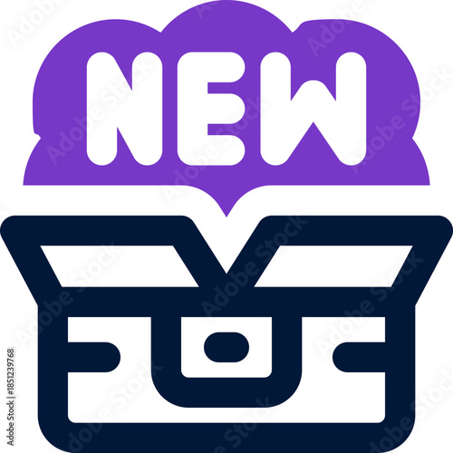 new duotone icon. Sleek and modern vector icon for websites, mobile apps, marketing materials, and corporate design. Fully scalable and ready to use.