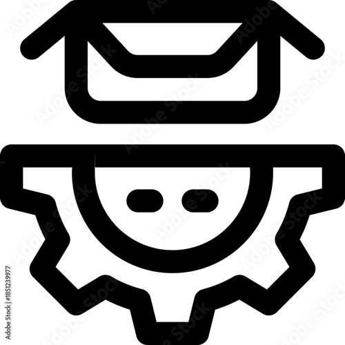 product management line icon. Clean and minimalist vector icon for websites, mobile apps, presentations, and logos. Fully scalable and customizable for any project.