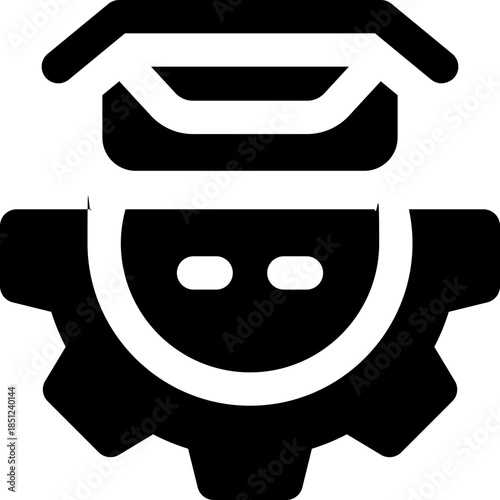 product management glyph icon. Strong and solid vector icon for websites, mobile interfaces, presentations, and visual branding. High quality and easy to edit.