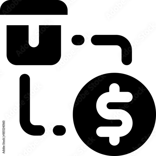 exchange glyph icon. Strong and solid vector icon for websites, mobile interfaces, presentations, and visual branding. High quality and easy to edit.