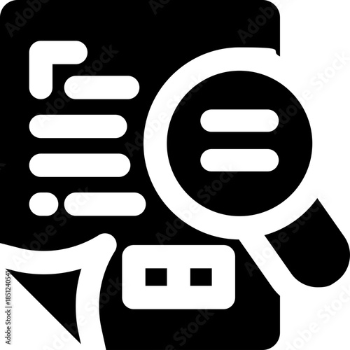 detail glyph icon. Strong and solid vector icon for websites, mobile interfaces, presentations, and visual branding. High quality and easy to edit.