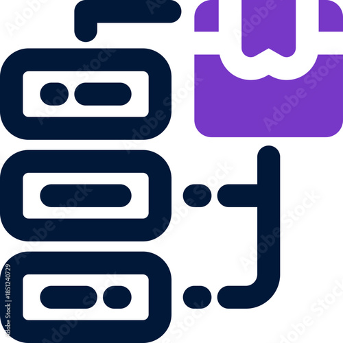 backlog duotone icon. Sleek and modern vector icon for websites, mobile apps, marketing materials, and corporate design. Fully scalable and ready to use.