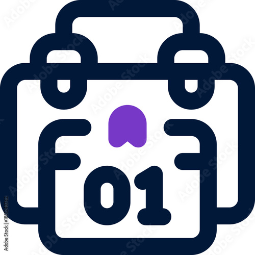 event duotone icon. Sleek and modern vector icon for websites, mobile apps, marketing materials, and corporate design. Fully scalable and ready to use.