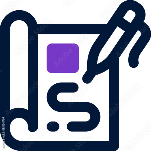 planning duotone icon. Sleek and modern vector icon for websites, mobile apps, marketing materials, and corporate design. Fully scalable and ready to use.