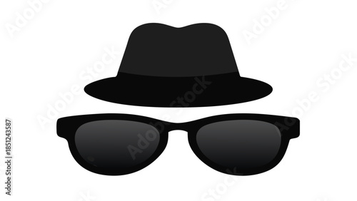 Mysterious Persona Disguise A Hat and Sunglasses Combination for Secrecy