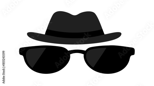 Black Hat and Sunglasses - Icon of Mystery and Disguise