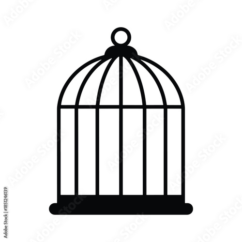 Bird Cage Silhouette