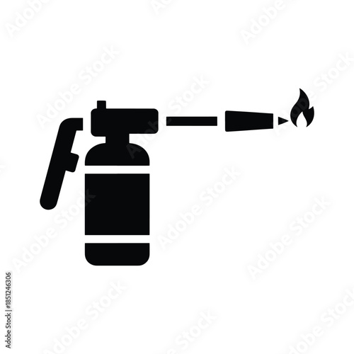 Blow Torch Silhouette