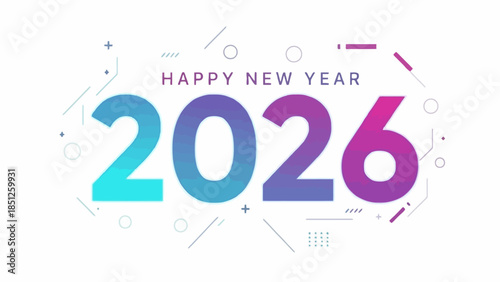 Happy New Year 2026" festive celebration banner with exciting fireworks, balloons, and party elements, announcing a limited-time special offer