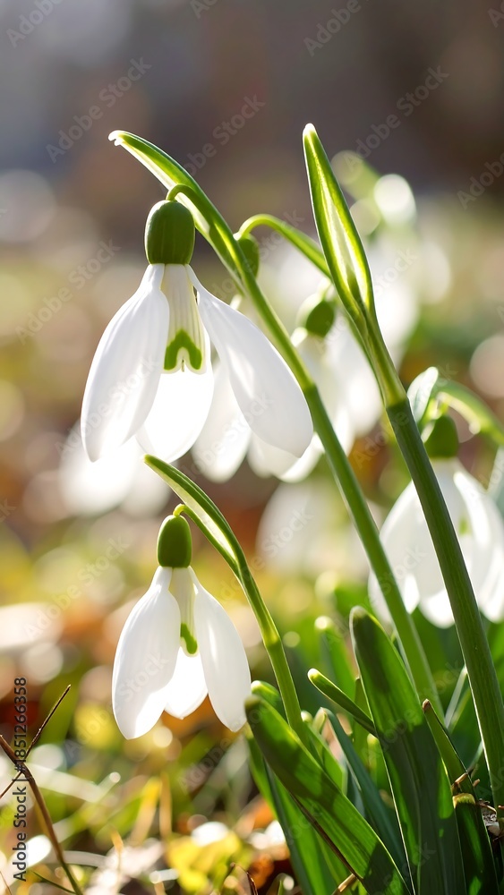 Fototapeta premium Spring flowers in sunlight (2)