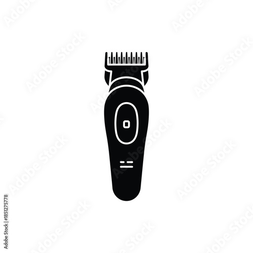 Electric hair trimmer silhouette