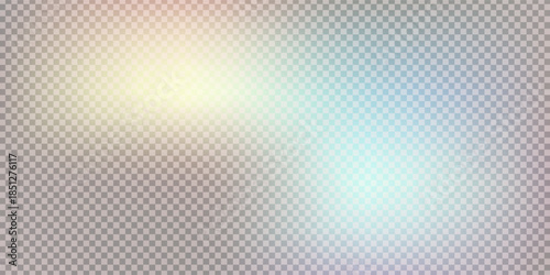 Colourful vector lens, crystal rainbow light and flare transparent effects.Overlay for backgrounds.Triangular prism concept.