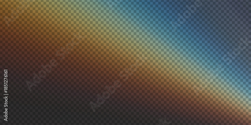 Colourful vector lens, crystal rainbow light and flare transparent effects.Overlay for backgrounds.Triangular prism concept.