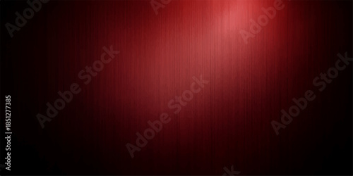Abstract red velvet curtain backdrop with a dark stage spotlight design featuring a textured cloth pattern for theater and cinema wallpaper