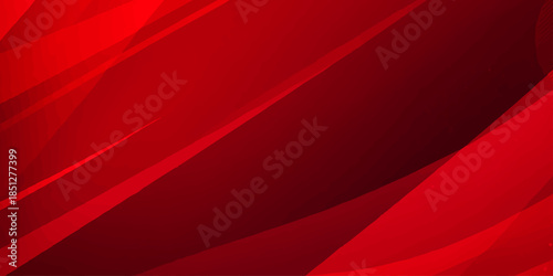 Smooth red silk and satin fabric background featuring soft waves and elegant curves in a digital art illustration design with a velvet texture